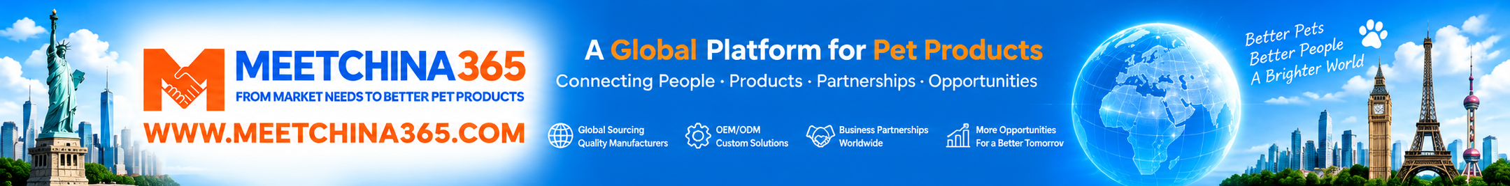 MEETCHINA365 — a global platform for pet products, connecting people, products, partnerships and opportunities