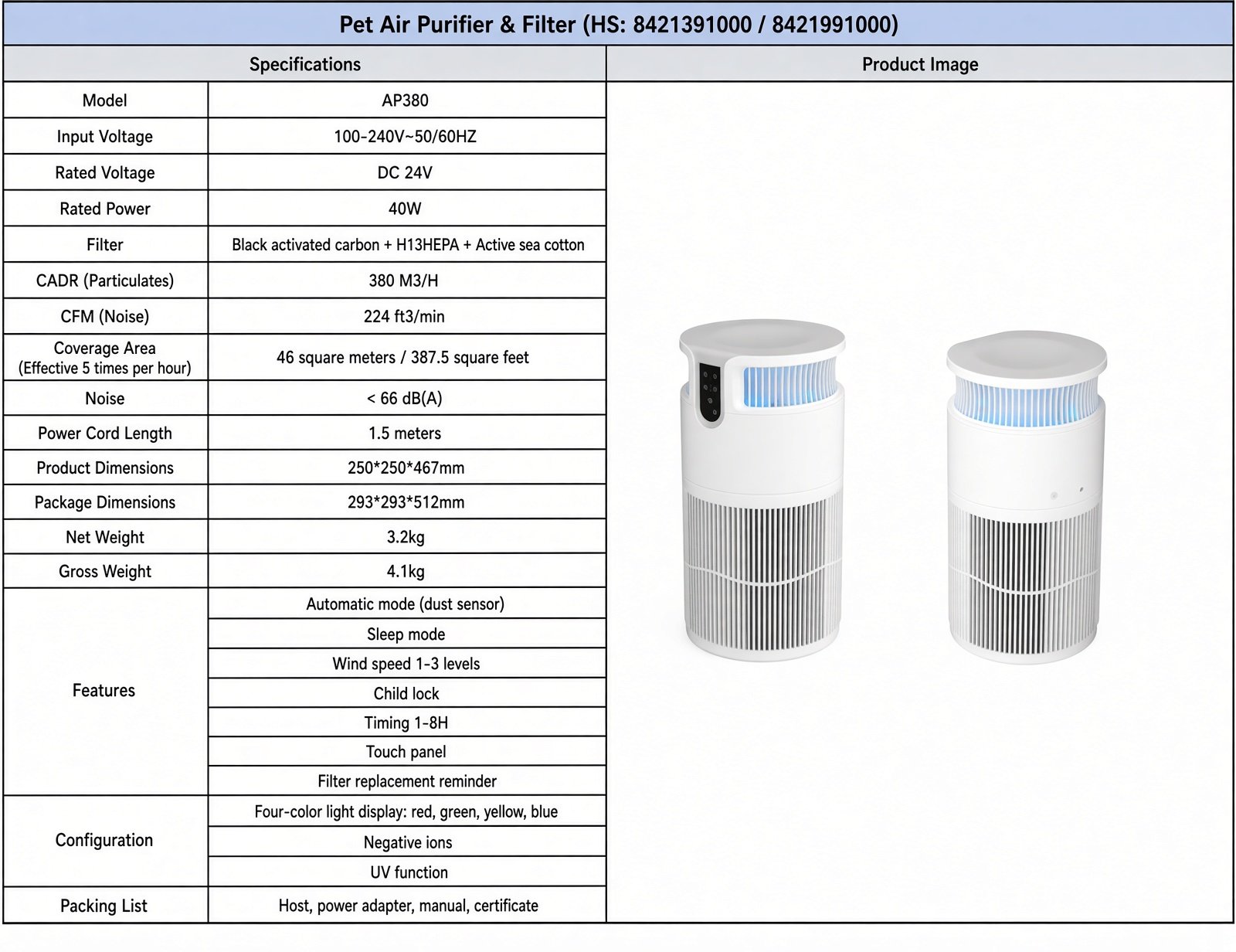 AP380 Pet Air Purifier - image 2