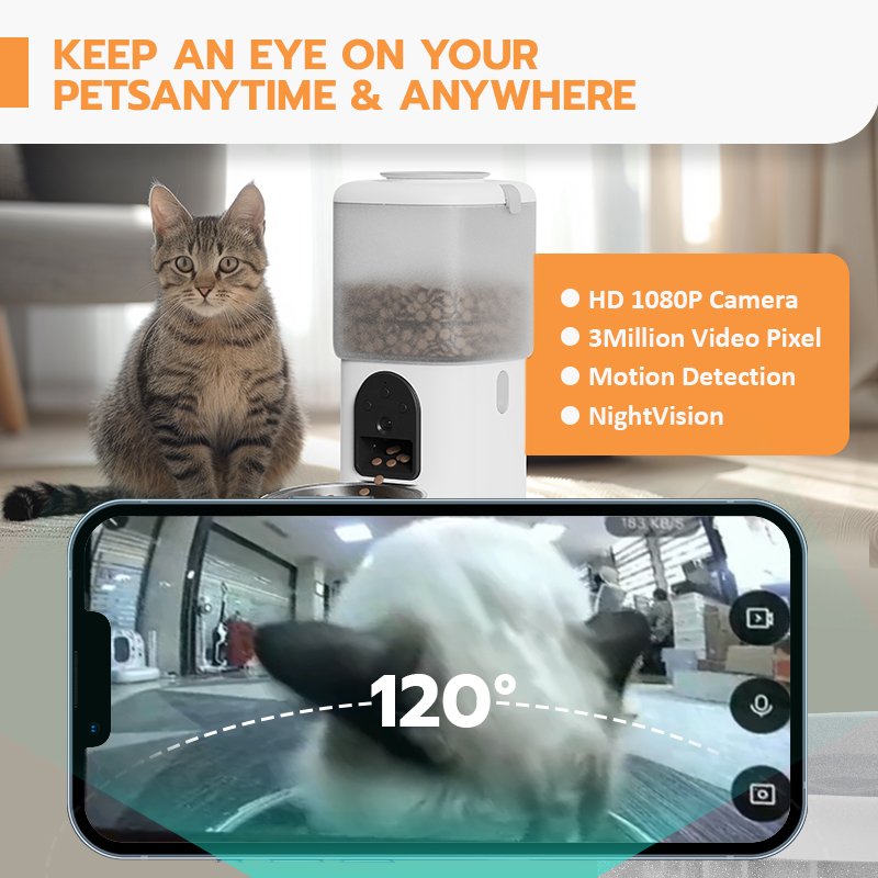 PC-F8 Smart Pet Feeder with Camera - image 11