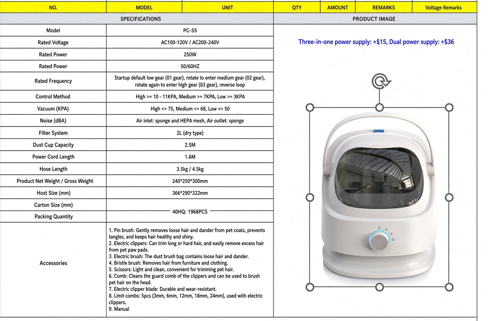 Pet Grooming Vacuum S5 - image 2