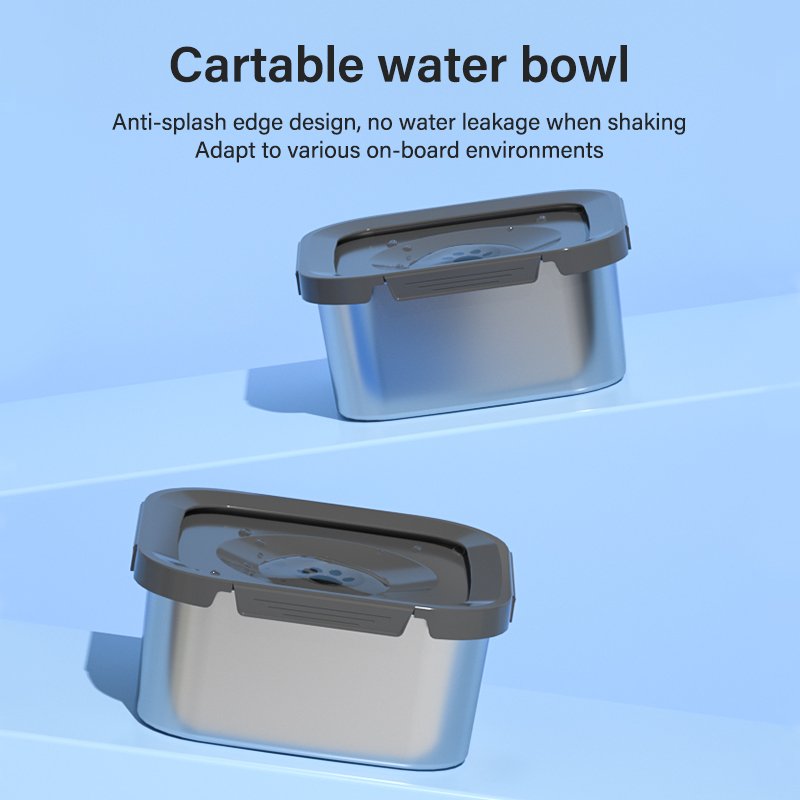 4.5L Stainless Steel Floating Water Bowl - image 5