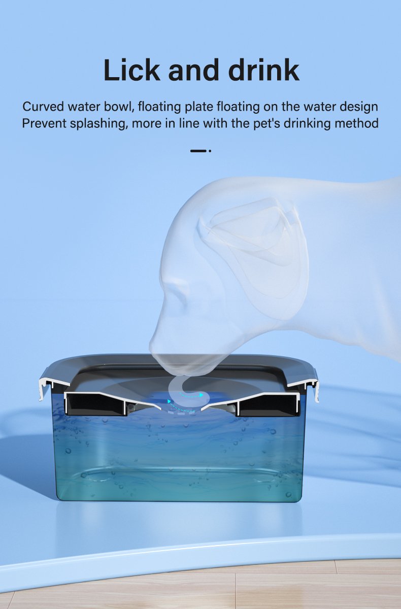 4.5L Stainless Steel Floating Water Bowl - image 9