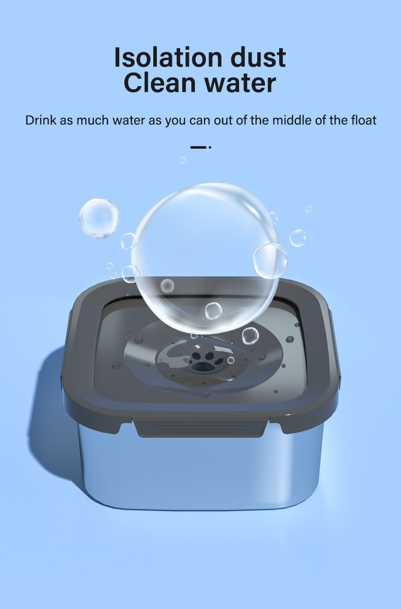 4.5L Stainless Steel Floating Water Bowl - image 12