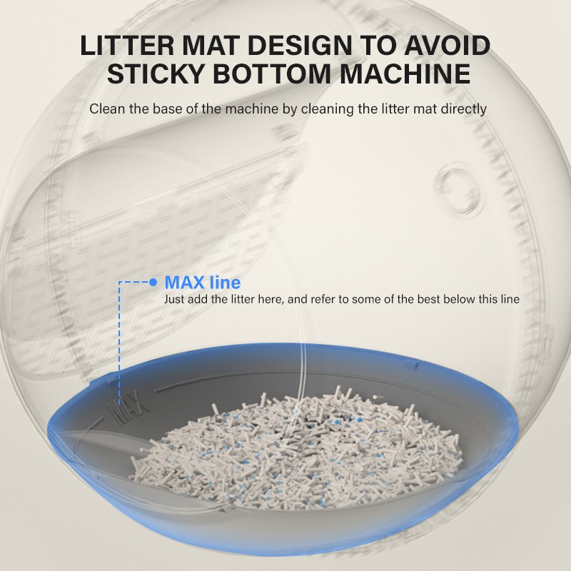 4073B Galaxy Lite Rolling Litter Box - image 5