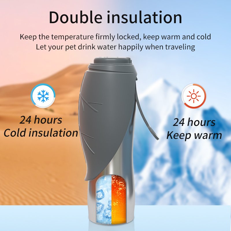 750mL Stainless Steel Travel Bottle - image 5