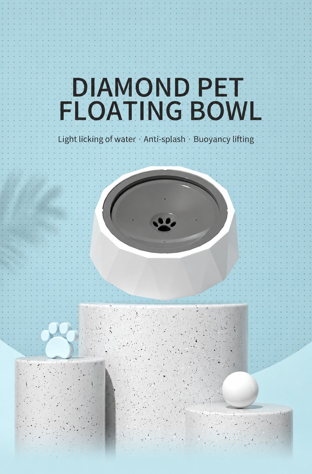 Diamond Floating Water Bowl - image 6